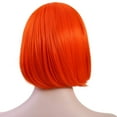 thumbnail image 3 of Onedor 10" Short Straight Hair Flapper Cosplay Costume Bob Wig (TF2202 - Orange), 3 of 7