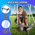thumbnail image 2 of Sportspower Fairview Swing Set with 2 Swings, Rocking Horse, Mini Trampoline, Lifetime Warranty on Blow Molded Slide, and Bonus Anchor Kit, 2 of 8