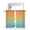 Multicolor, variant on Pink Blue Ombre Striped Tier Curtains 24 Inch Length,Sheer Curtains for Bedroom Living Room Vintage Stripes Farmhouse Line Short Kitchen Curtains Drapes for Small Half Window 27.5"x24" 2 Panels