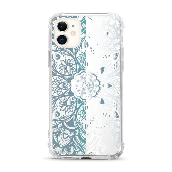 OTM Essentials iPhone 11 , Mandala Heart Grey & White