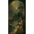 thumbnail image 2 of Franz Anton Maulbertsch 11x18 Gold Ornate Wood Frame and Double Matted Museum Art Print Titled - Das Martyrdom Des Heiligen Quirinus (1791), 2 of 4
