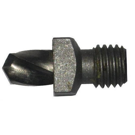 #8 Cobalt Very Stubby Threaded Shank Drill Bit, Overall Length 3/8, TSD8VS
