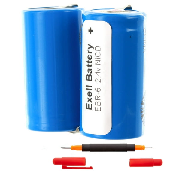 NEW Exell Razor Battery EBR-6 for  5625X, 5812XL, 600RX