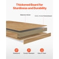 thumbnail image 4 of VEVOR Desktop Bookshelf Wood Desktop Storage Organizer 3-Tier for Office & Home, 4 of 9