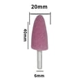 thumbnail image 1 of 1pcs Tête de Polissage Roue Tête Abrasive Montée pour Outil Rotatif Tige 6mm, 1 of 10