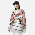 thumbnail image 3 of Lsque Bird and Floral UPF 50+ Lightweight Sun Protection Men's Women's Long Sleeve Shirt, Hoodie Performance -3X-Large, 3 of 9