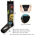 thumbnail image 3 of FREEAMG Blue Heart Compression Socks for Women and Men, 1 Pair, 3 of 7