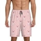 thumbnail image 1 of Balery Pig Polka Dot Pantalones cortos de pijama de punto de algodón para hombre con cinturilla y bolsillos-Small, 1 of 6