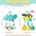 thumbnail image 4 of SDOTXA Vibrant Cartoon Animal Crib Hanging Rattle Toy - Colorful Wind Chime for Strollers & Car Seats  Durable ABS Material  Perfect for Youngsters 0-3 Years  Easy to Install and Clean, 4 of 7