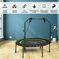 thumbnail image 3 of ALPULON 40 Inch Trampoline with Resistance Bands Adjustable Foldable Fitness Rebounder, 3 of 9
