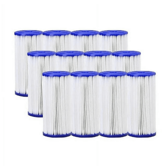 Hydronix 30 Micron SPC-45-1030-12 Pleated Sediment Filter 4.5 x 10 Replaces FXHSC | Pack of 12