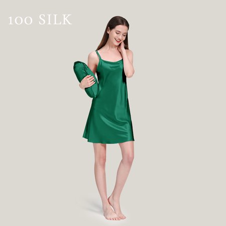 

Favorite home.22 Mimi silk pajamas women casual sexy silk comfortable sling pajamas 100 mulberry silk sling pajamas green m