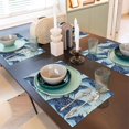 thumbnail image 6 of Placemats Set of 4 / 6, Stingray fish cool blue Placemats for Dining Table Indoor/Outdoors Heat Resistant Washable Placemats 18" x 12", 6 of 8