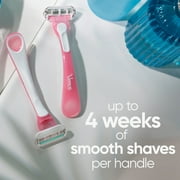 Venus Sensitive Womens 3 Blade Disposable Razor, 3 count, Pink