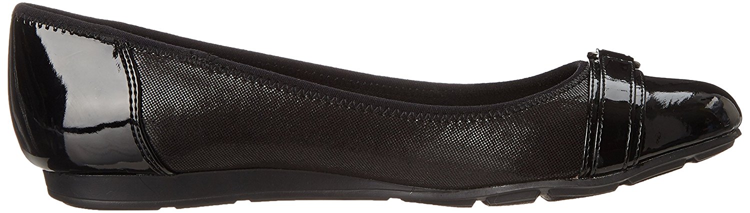 anne klein sport women's able fabric ballet flat