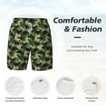 thumbnail image 6 of Picia Camouflage Dinosaur pattern Mens Swim Trunks with Compression Liner Stretch Beach Shorts Quick Dry with Zipper Pockets No-Chafing Board Shorts-3X-Large, 6 of 9