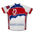 thumbnail image 2 of North Korea Flag Short Sleeve Cycling Jersey  for Women - Size XS, 2 of 3