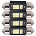thumbnail image 3 of 4pcs 1.4in LED Bulbs 330LM 6000K for License Plate Light Ceiling Dashboard Side Door Courtesy Lamp, 3 of 11
