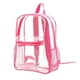 thumbnail image 1 of Clear Backpack, PVC Transparent Backpack Stadium Approved With Reinforced Strap School Bookbag For School, Workplace, Stadium, Travel, Security, Festival, 1 of 4