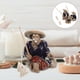 thumbnail image 2 of 3Pcs Mini Fisherman Statue Miniature Fisherman Figurines Chinese Style Fisherman Statue, 2 of 4
