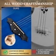thumbnail image 4 of Ktaxon 38 Inch Cutaway Acoustic Guitar for Beginners,Full Basswood Guitar with Complete Starter Kit, Blue, 4 of 14