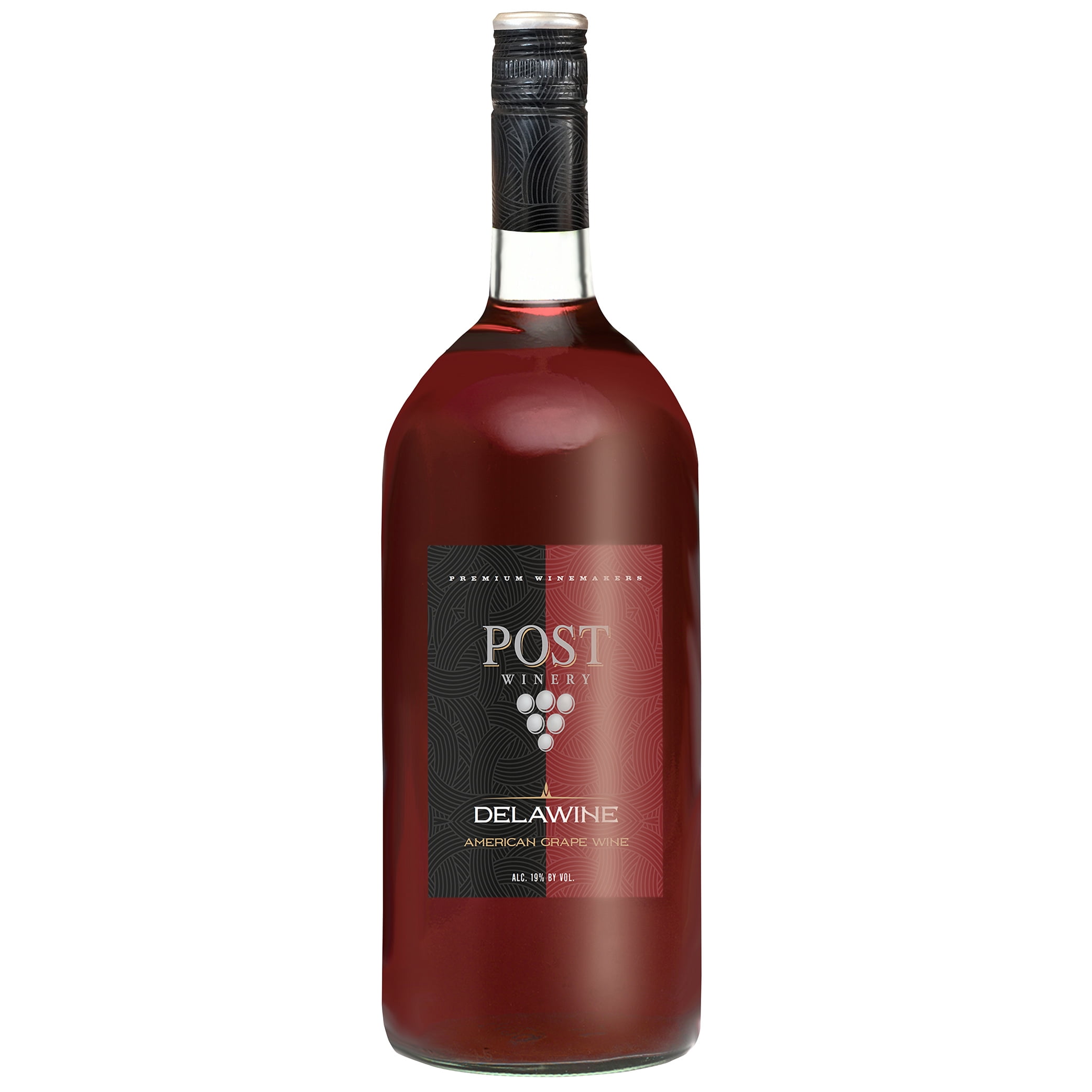 Post Winery Delawine Dessert Rose Wine, 19% ABV, Arkansas, 1.5L Glass Bottle