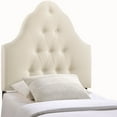 thumbnail image 1 of Sovereign Twin Upholstered Fabric Headboard - Ivory, 1 of 4
