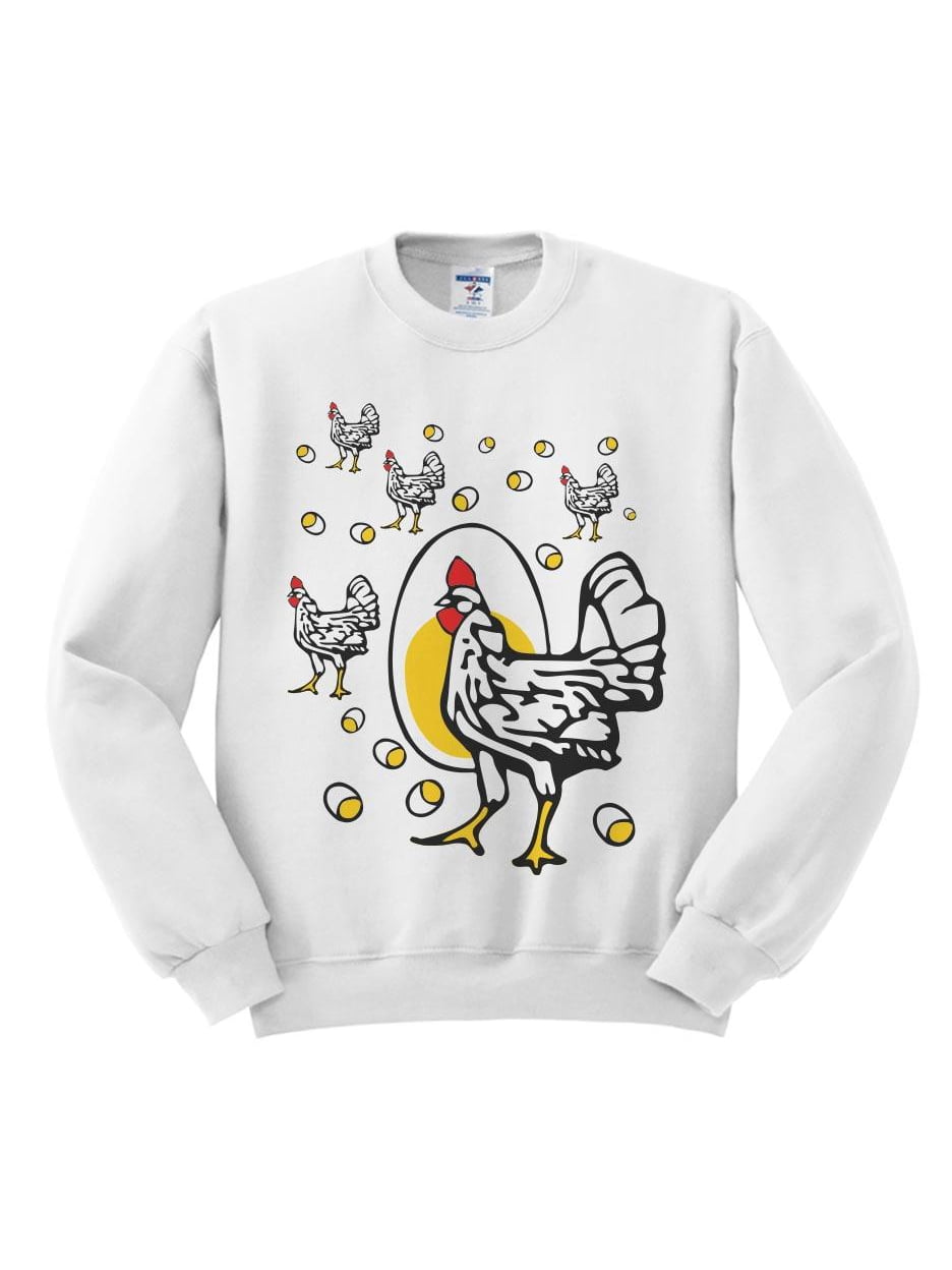 chasing chicken sweatshirt
