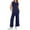Blue, variant on CILENON Travel Outfit Women's Comfortable Casual Daily Solid Color Pants Spring And Autumn Set Womens Sets 2 Piece Outfits Sweat Set for Women Sweat Suit(Dark Blue,XL)