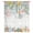 White, variant on Easter Sheer Curtains 45 Inches Long, Spring Colorful Eggs Eucalyptus Leaves Floral Light Filering Curtains, Breathable Simi Curtain Privacy Drapes for Kitchen Bathroom Small Window Treatment