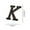 K, variant on EUDIDV Home Decor Clearance Alloy Wrought Iron Number Letter DIY House Letter Home Decor Items