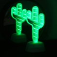 thumbnail image 2 of FYBTO Infinity Mirror Tunnel Light,LED Night Light 3D Mirror Light, LED Flamingo Cactus Pineapple Stars Heart Unicorn Sign Desktop Lamp Tunnel Mirror Light Party Home Decor (Heart) (Double, 2 of 4