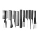 thumbnail image 2 of Juego De Peines Para El Cabello, Juego De Peines Para Peinar, 10 Piezas Para Peluquería, 2 of 8