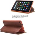 thumbnail image 2 of GoldCherry for Amazon Fire HD 8 Tablet Case, Folio PU Leather Stand Smart Cover with Auto Wake/Sleep Function for Amazon Fire HD 8 6th/7th/8th Generation 2016/2017/2018 Release(Brown), 2 of 8