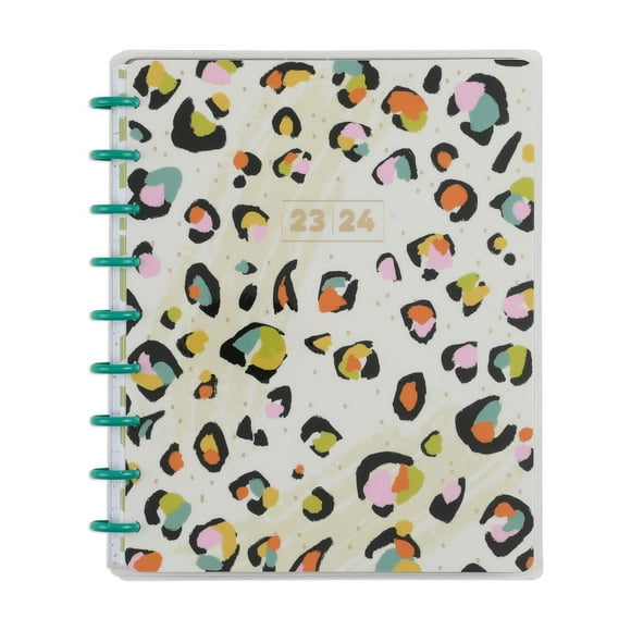 Simply by The Happy Planner, July 2023-June 2024 Weekly/Monthly Planner, 7" x 9.25", Wild & Vibrant