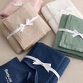 thumbnail image 3 of U by Bedsure Cotton Duvet Cover Queen - 100% Cotton Waffle Weave Coconut White Duvet Cover, Soft and Breathable Queen Duvet Cover Set for All Season (Queen, 90"x90"), 3 of 10