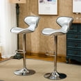 thumbnail image 2 of 360 - Degree Swivel and Air Lift | Used in Bar and Outdoor Areas | Luxurious Look with Silver Finish, 2 of 5