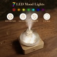thumbnail image 4 of Difusor de aceites esenciales Levoair Glass Dome, 200 ml, base de madera, 4 of 6