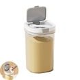 thumbnail image 4 of Shoreew Sealed Milk Powder Jar Transparent Flour Canister Airtight Cereal Container with Scoop Leakproof Food Storage Jar for Cupboard Countertop Pantry, 4 of 7
