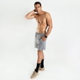 thumbnail image 3 of NonZero Gravity ZinTex UV 50+ Sweat-Wicking Activewear Shorts w/ Lining for Men (Concrete, 2X-Large), 3 of 7
