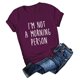 thumbnail image 1 of Gibobby Casual Playera de Manga Corta para Mujer Sack WomensO-Neck Short Fashion Pocket Plus Algodón Manga Tamaño Tee Casual Top Blusa de mujer(Vino,M), 1 of 5