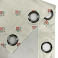 thumbnail image 4 of Ambesonne Country Grommet Curtain, Country Style Ornaments, 50" x 120", Beige Teal Red, 4 of 6