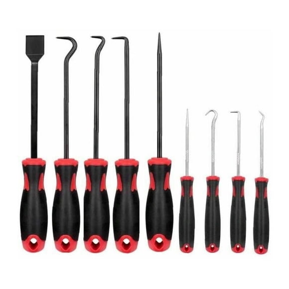 Multipurpose Automotive Precision Tool Kit, Durable Material Chrome Vanadium Alloy Steel Hook Pick Set with Extended Length Design for Tight Spaces, Ideal for Mechanics and DIY