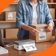 thumbnail image 6 of Rongta Shipping Label Printer, Bluetooth Thermal 4"x6" Wireless Printer for Package, Compatible with Windows/ MacOS/ Android/ iOS (White), 6 of 8