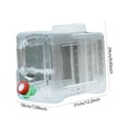 thumbnail image 4 of Almencla Water Container with Faucet Water Storage Container for Emergency Car Picnic 8L, 4 of 4