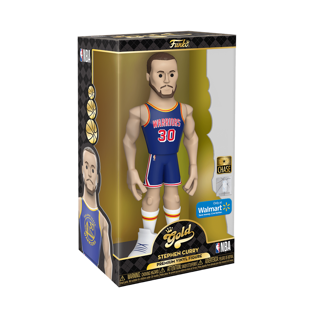 Stephen Curry (Golden State Warriors) (City Edition) Funko Gold 5 NBA CHASE