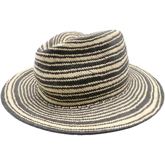 Rag And Bone New York Chapeau Multi Panama Noir pour Femmes - m