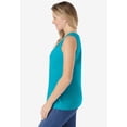 thumbnail image 3 of Woman Within Plus Size Beaded Tank Top, 3 of 6