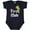 Navy Blue, variant on First Mate Pirate with Parrot and Bandanna Boys or Girls Baby Bodysuit
