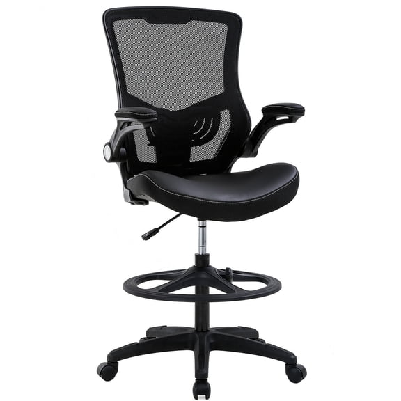 BestOffice Ergonomic Office Chair with Footrest, Lumbar Support, Swivel Rolling for Men, Women(Black)